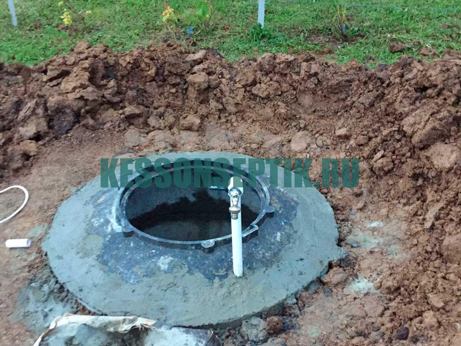 Обустройство септик